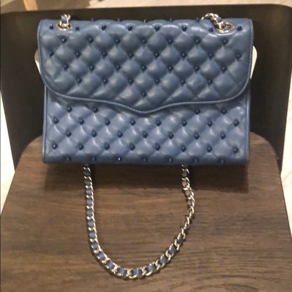 rebecca minkoff blue purse